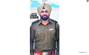 Sarthi K in Pollywood movie, Punjab Singh as Police Inspector